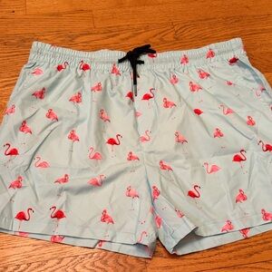 Flamingo Print Mens Shorts 2XL NEW